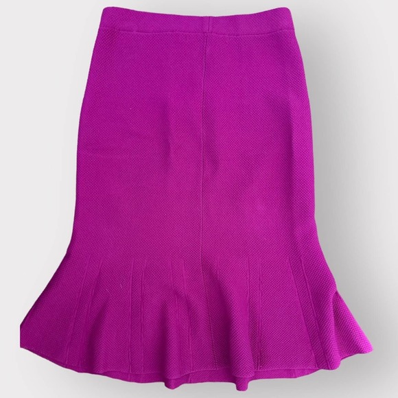 RACHEL Rachel Roy Dresses & Skirts - Rachel Roy Fit Flare Trumpet Skirt Fuchsia Pink Medium Stretch Knit Bodycon